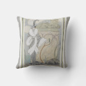 ジョージバービアアールデコ装飾用クッション クッション (裏面)