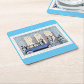 ジョージバービアファッション スクエアペーパーコースター (アングル)