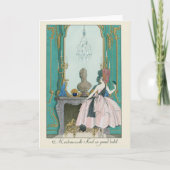 ジョージバービアフランスのファッションイラストレーション カード (正面)