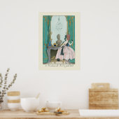 ジョージバービアフランスのファッションイラストレーション ポスター (キッチン)