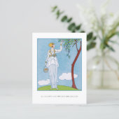 ジョージバービアフルーツフランスのファッション ポストカード (スタンド正面)