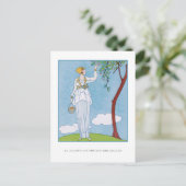 ジョージバービアフルーツフランスのファッション ポストカード (スタンド正面)