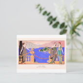 ジョージバービアヴィンテージはがき ポストカード (スタンド正面)