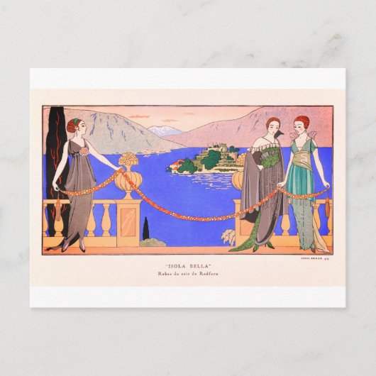 ジョージバービアヴィンテージはがき ポストカード (正面)