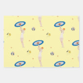 ジョージバービアヴィンテージファッションイラスト ラッピングペーパーシート (正面2)