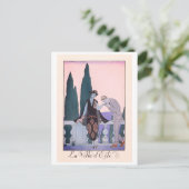 ジョージバービアヴィンテージファッションポストカード ポストカード (スタンド正面)