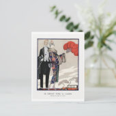 ジョージバービアヴィンテージファッションポストカード ポストカード (スタンド正面)