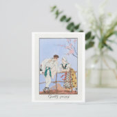 ジョージバービアヴィンテージファッションポストカード ポストカード (スタンド正面)