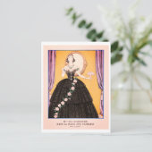 ジョージバービアヴィンテージファッションポストカード ポストカード (スタンド正面)