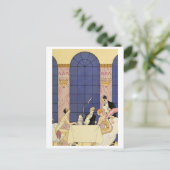 ジョージバービアヴィンテージファッションポストカード ポストカード (スタンド正面)