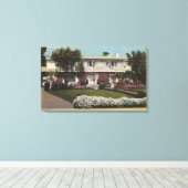 ジョージバーンズとグレイシーアレンズホーム キャンバスプリント (インサイチュ (ウッドフロア))