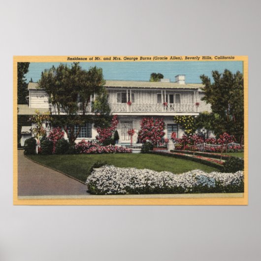 ジョージバーンズとグレイシーアレンズホーム ポスター (正面)