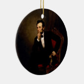 ジョージピーターアレキサンダーHealy著エイブラハム・リンカーン セラミックオーナメント (右)