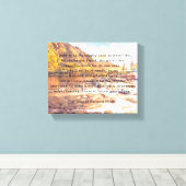 ジョージベルナルドショー引用文 キャンバスプリント (インサイチュ (ウッドフロア))