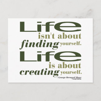 ジョージベルナルドショー引用文 ポストカード