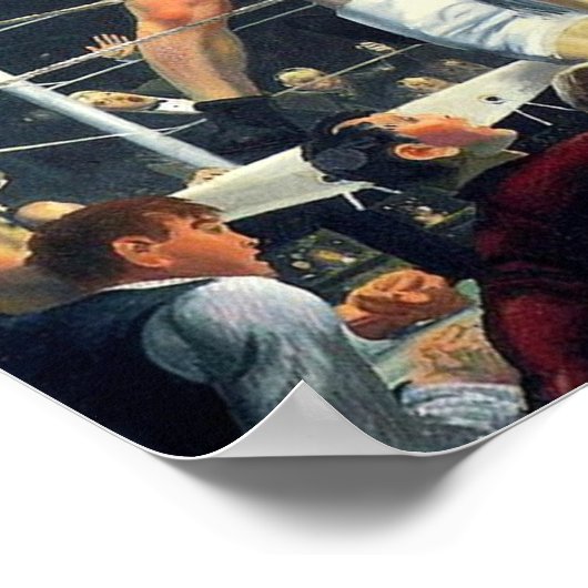 ジョージベローズデンプシーとファーポーボクシング ポスター (角)