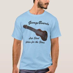 ジョージボードラップスチールギターTシャツ Tシャツ