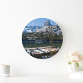 ジョージマンモス湖 ラージ壁時計 (ホーム)