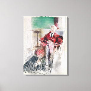 ジョージムーアc.1920のポートレート キャンバスプリント