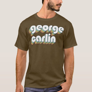 ジョージリンレトロレインボータイポグラフィフェードスタイル Tシャツ