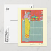 ジョージレプペヴィンテージアールデコファッションルフェスティン ポストカード (正面/裏面)