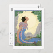 ジョージレプペヴィンテージデコファッションスプリングタイム ポストカード (正面/裏面)