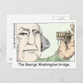 ジョージワシントンおもしろいティースギフト&収集品 ポストカード (正面/裏面)