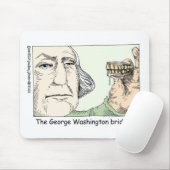 ジョージワシントンおもしろいティースギフト&収集品 マウスパッド (マウス)