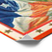 ジョージワシントンさくらんぼツリーヴィンテージポスター ポスター (角)