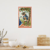 ジョージワシントンさくらんぼツリーヴィンテージポスター ポスター (キッチン)