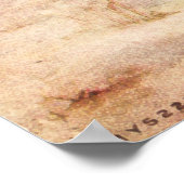 ジョージワシントンとラファイエットアットバレーフォージ ポスター (角)