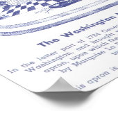 ジョージワシントンのマソニックエプロン ポスター (角)