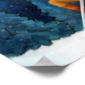 ジョージワシントンアットバレーフォージ祈ズ ポスター (角)