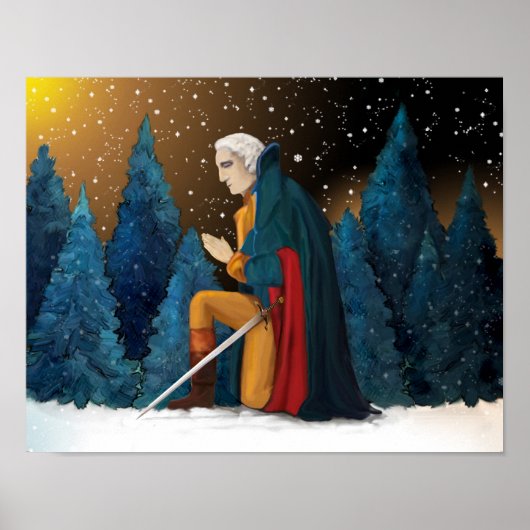 ジョージワシントンアットバレーフォージ祈ズ ポスター (正面)