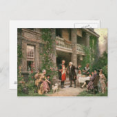 ジョージワシントンアットバートラムズガーデン ポストカード (正面/裏面)