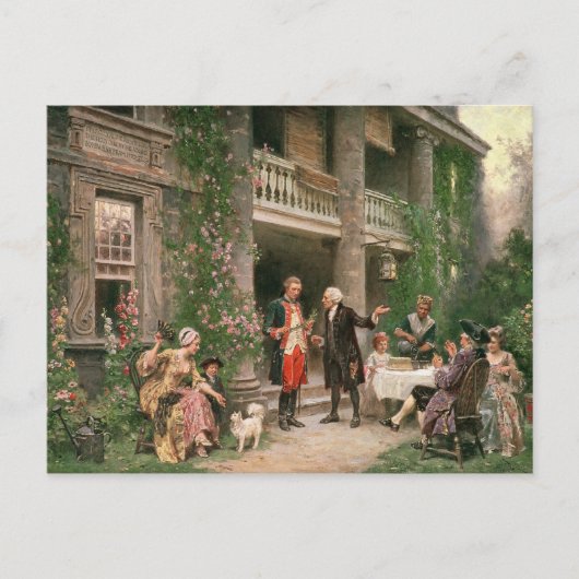 ジョージワシントンアットバートラムズガーデン ポストカード (正面)