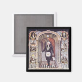 ジョージワシントンインマソニックレゲリア マグネット (正面/裏面)