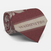 ジョージワシントンイーグルスターストライプズUSAポートレート ネクタイ (ロール)