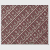 ジョージワシントンイーグルスターストライプズUSAポートレート ラッピングペーパー (フラット)