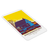 ジョージワシントンカーバーナショナルモニュメントヴィンテージ マグネット (右側)