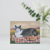 ジョージワシントンキャッおもしろいト ポストカード (スタンド正面)