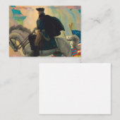 ジョージワシントンバイニューウェルコンバーズワイエス ノートカード (正面/裏面)