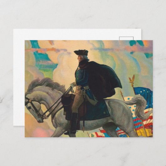 ジョージワシントンバイニューウェルコンバーズワイエス ポストカード (正面/裏面)