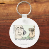 ジョージワシントンブリッジおもしろいキーチェーン キーホルダー (正面)