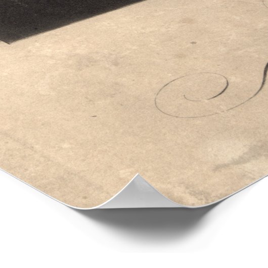 ジョージワシントンポートレートバイエドワード・サベージ ポスター (角)