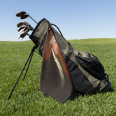 ジョージワシントンポートレート ゴルフタオル (グリーン)