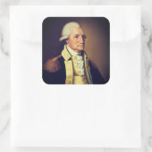 ジョージワシントンポートレート(1790) スクエアシール (バッグ)