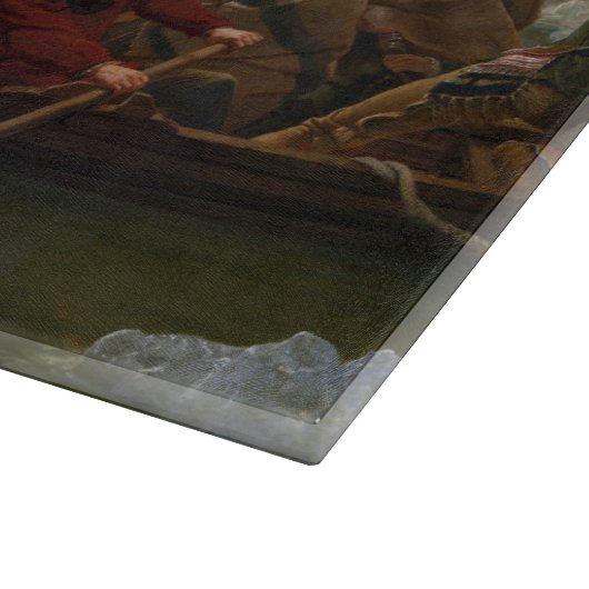 ジョージワシントン州デラウェア川を渡る カッティングボード (角)