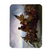 ジョージワシントン州デラウェア川を渡る マグネット (縦)