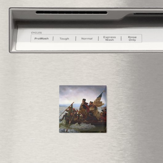 ジョージワシントン州デラウェア川を渡る マグネット (インサイチュ (食洗機))